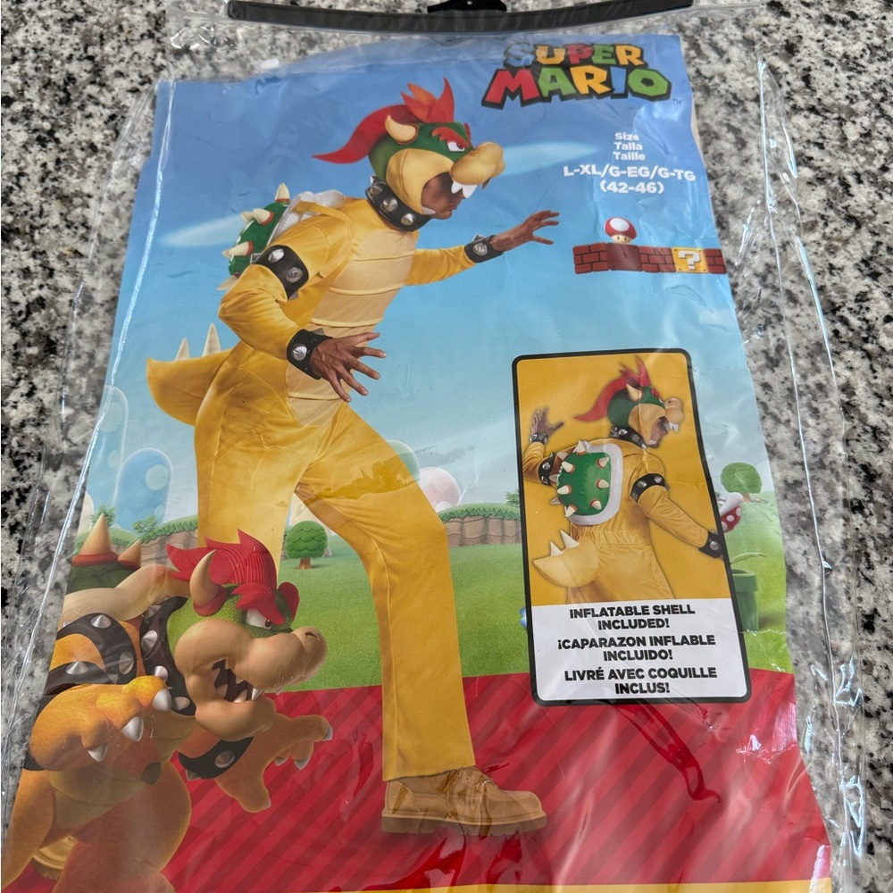 Bowser Adult Men’s Halloween Costume